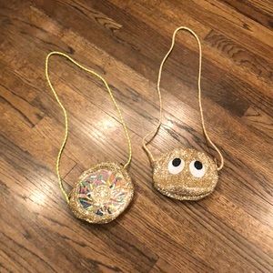 2 J crew cuts kids sparkle pocketbooks